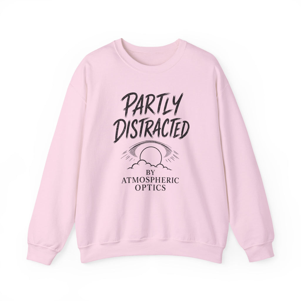 Partly Distracted by Atmospheric Optics Crewneck