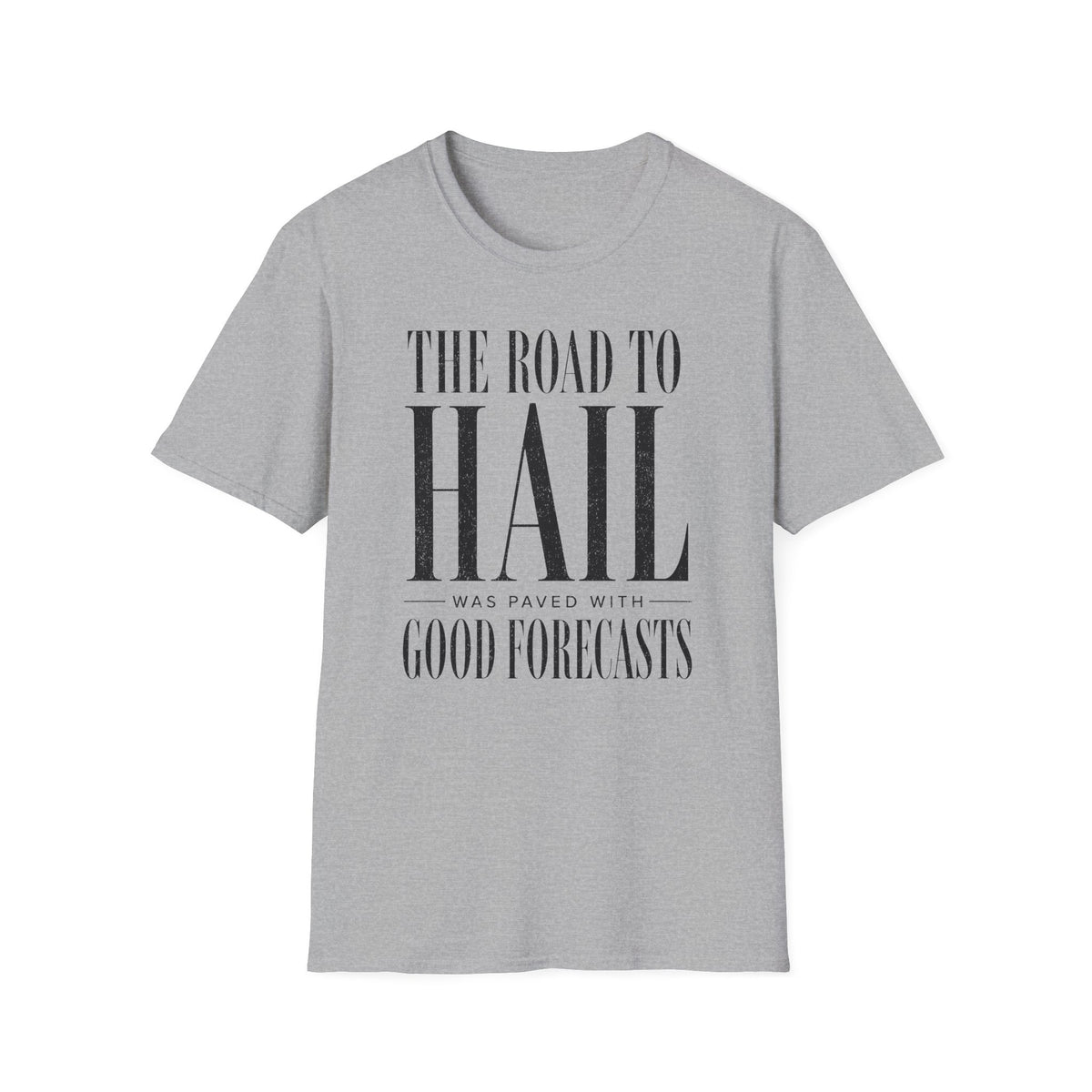 The Road to Hail Was Paved With Good Forecasts T-Shirt
