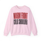 Warm Front Cold Shoulder Crewneck