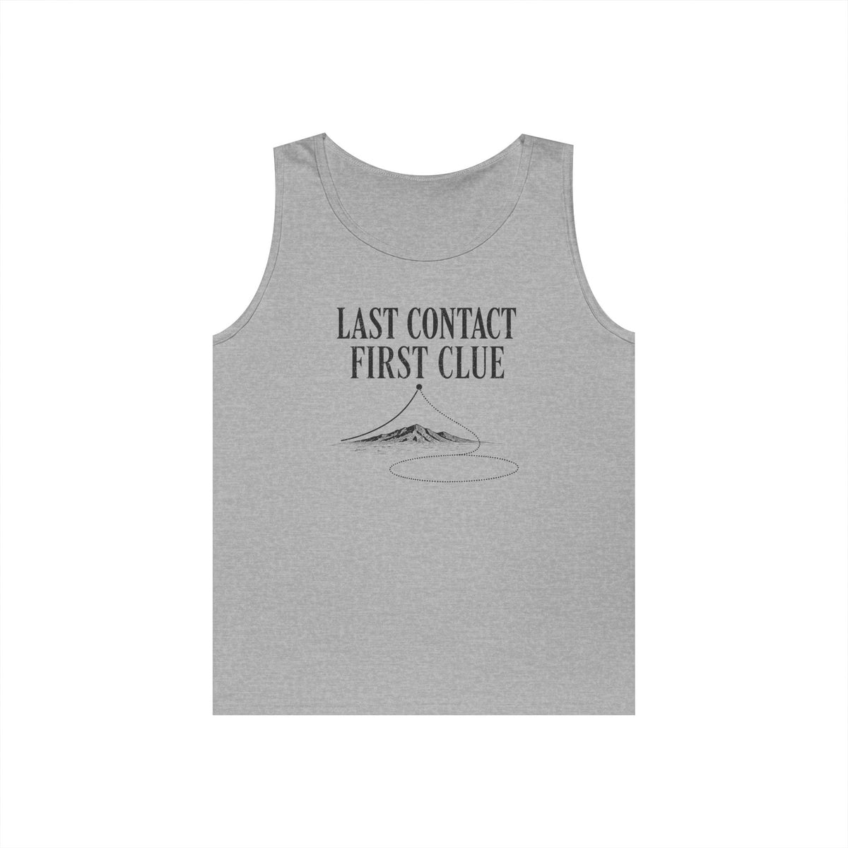 Last Contact, First Clue Tank Top
