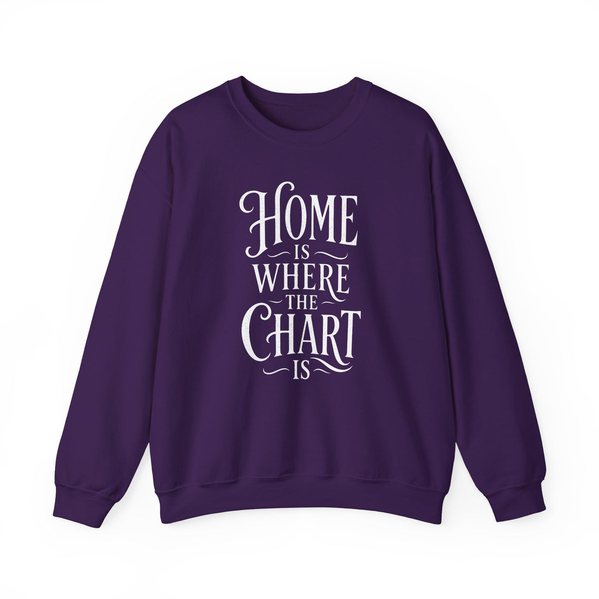 Home Is Where the Chart Is Crewneck