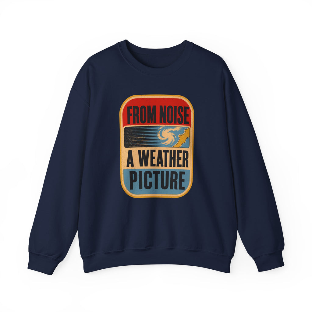 From Noise, a Weather Picture Crewneck