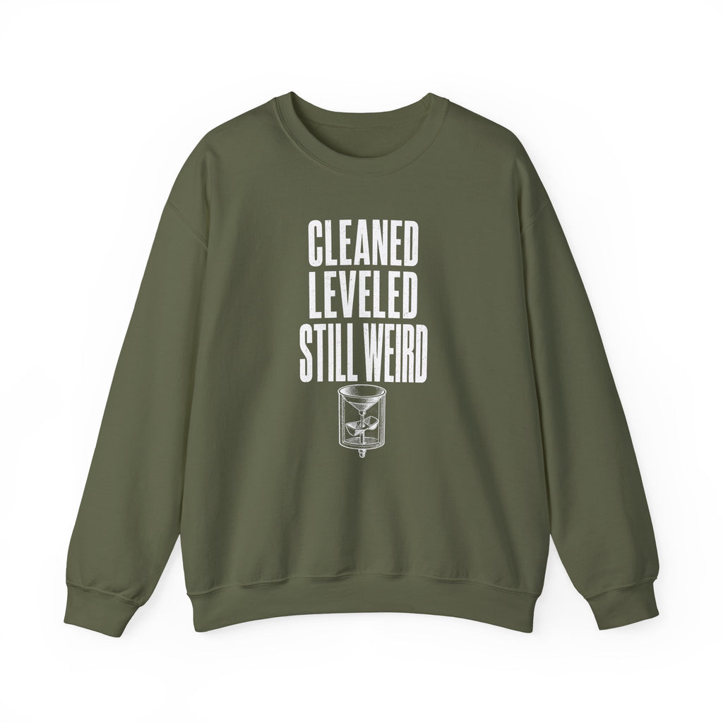 Cleaned Leveled Still Weird Crewneck