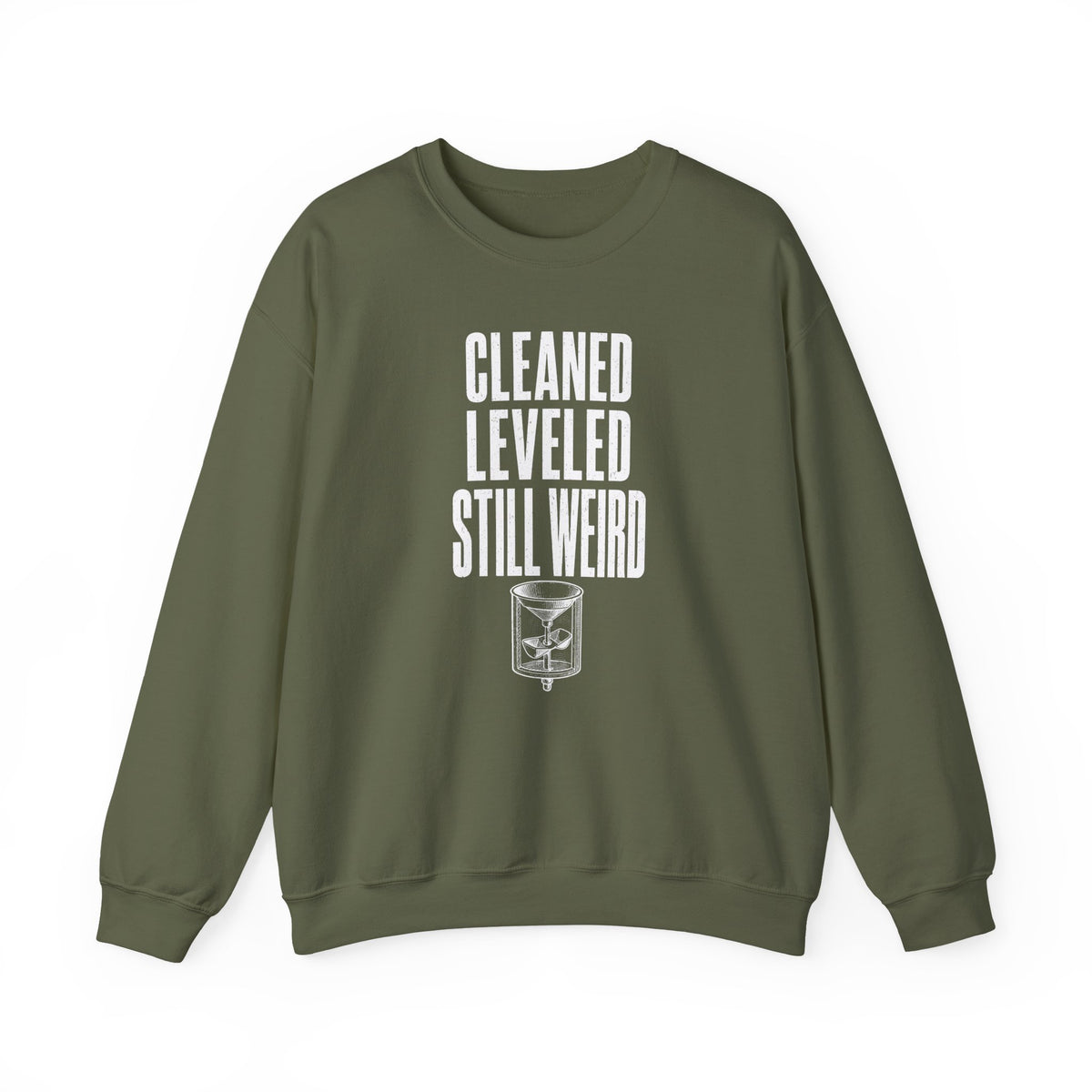 Cleaned Leveled Still Weird Crewneck