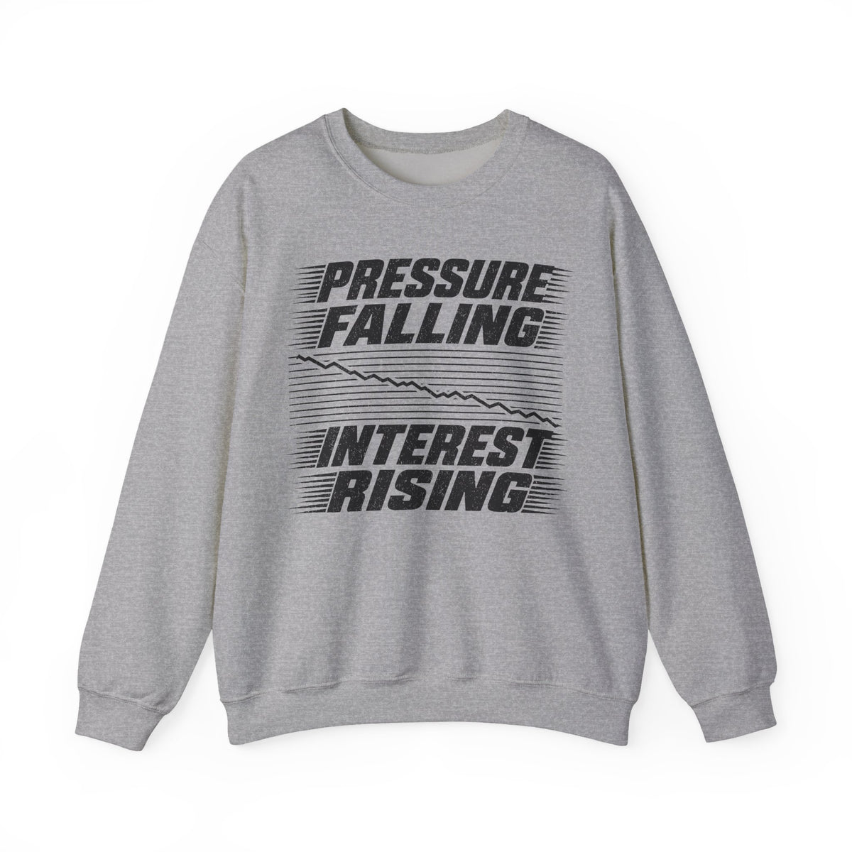 Pressure Falling Interest Rising Crewneck