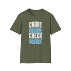 Chart Your Course Check Your Source T-Shirt