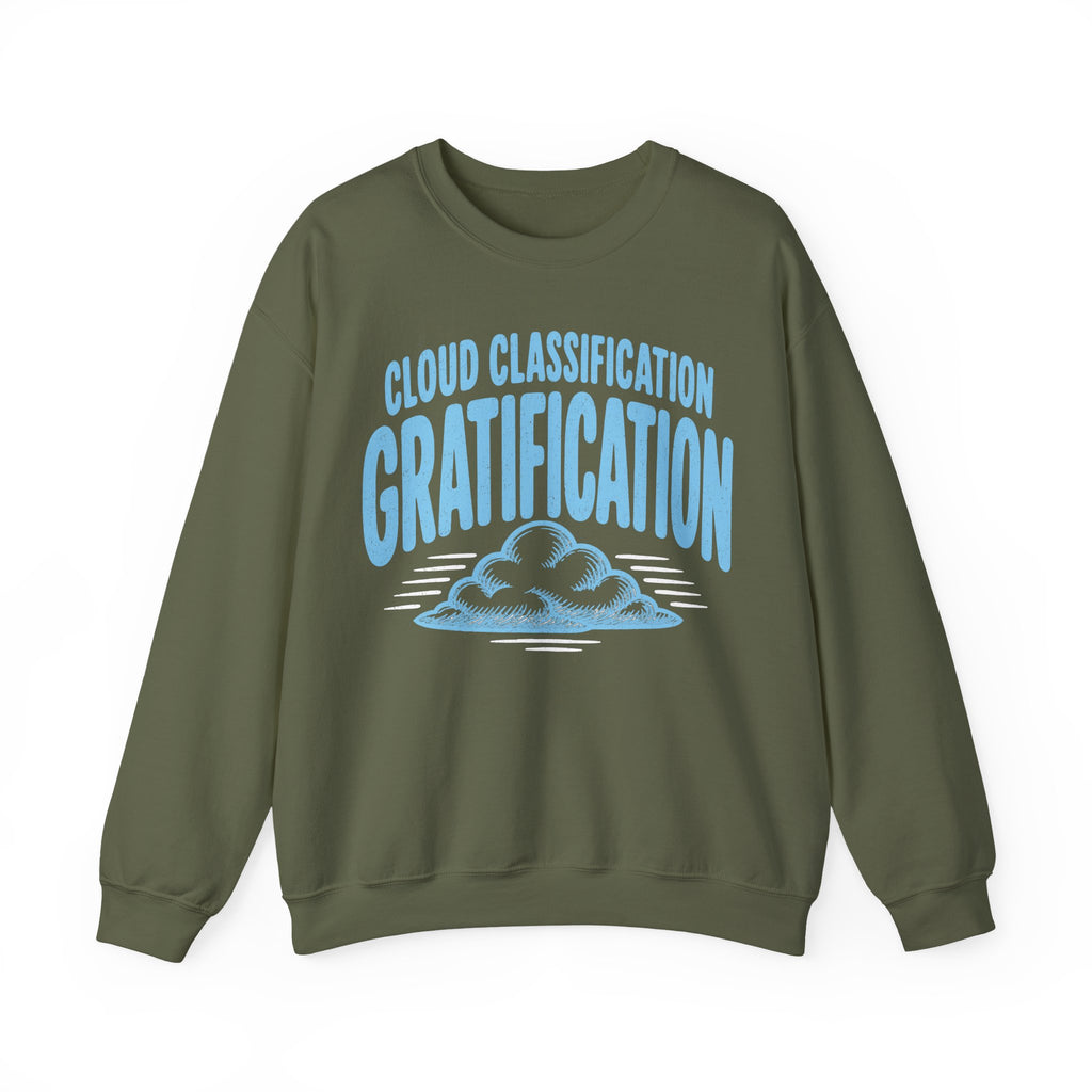 Cloud Classification Gratification Crewneck