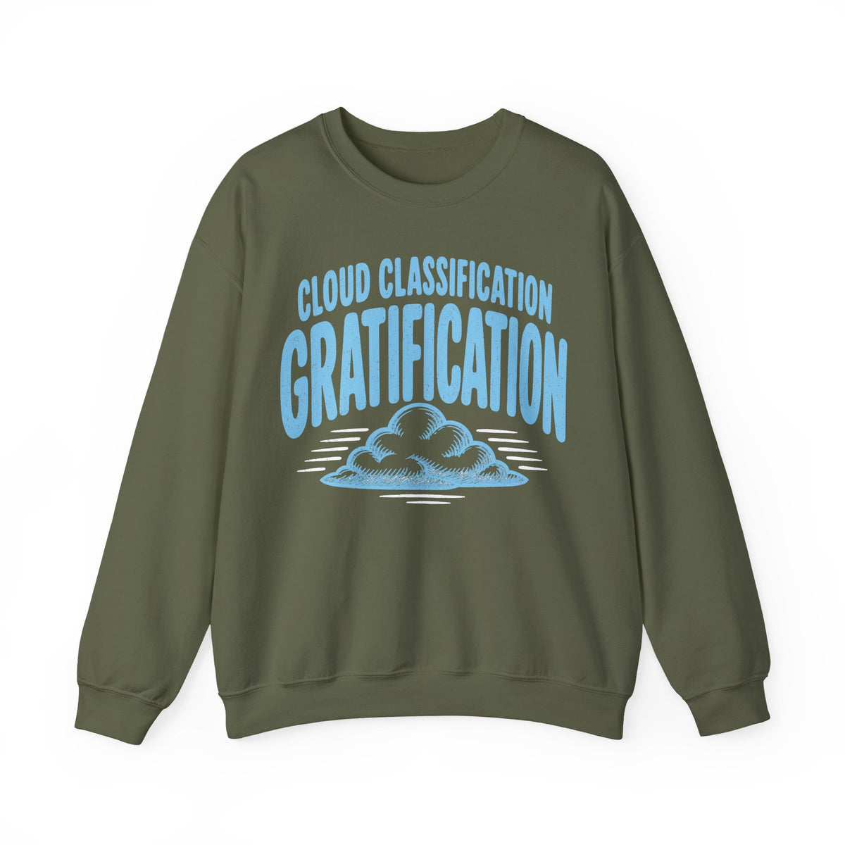 Cloud Classification Gratification Crewneck