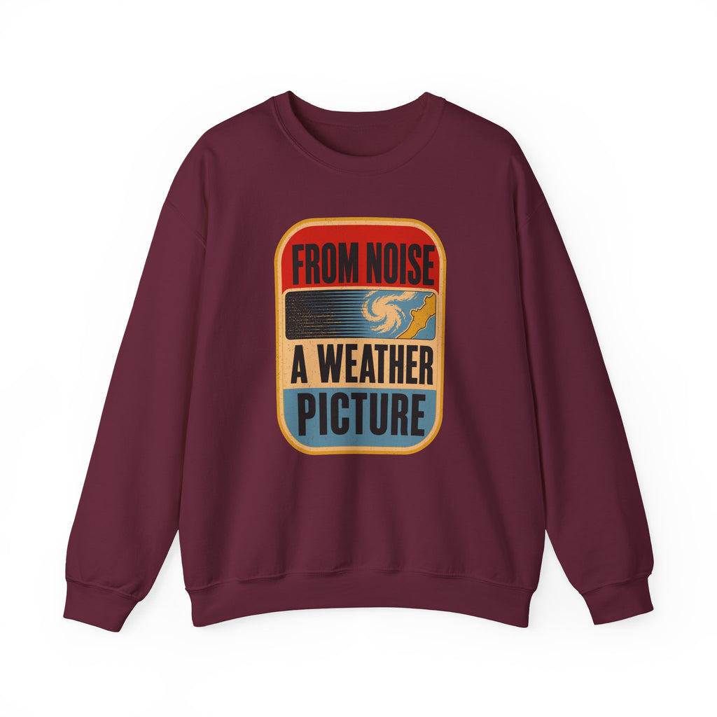 From Noise, a Weather Picture Crewneck