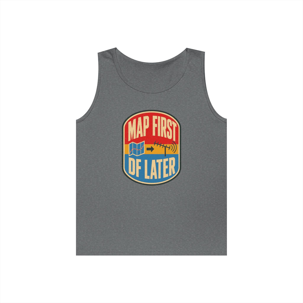 Map First RF Later Tank Top