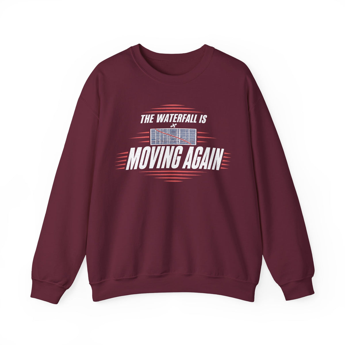 The Waterfall Is Moving Again Crewneck