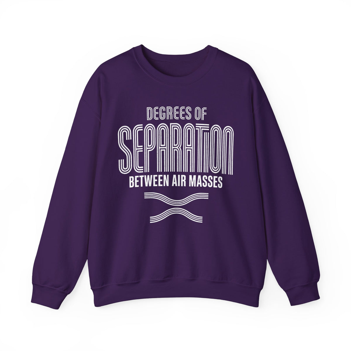 Degrees of Separation Between Air Masses Crewneck