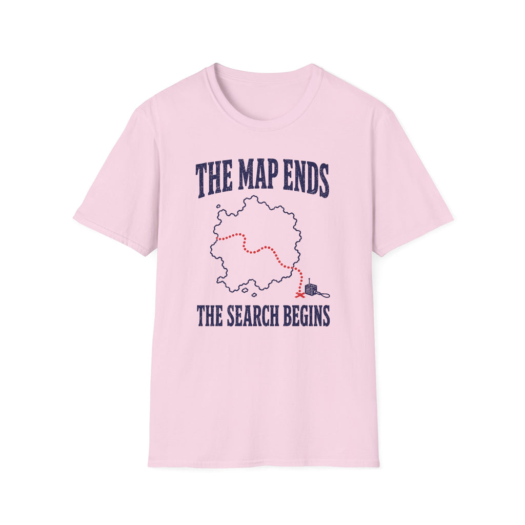 The Map Ends the Search Begins T-Shirt