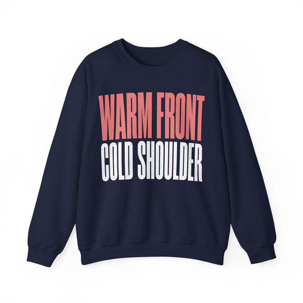 Warm Front Cold Shoulder Crewneck
