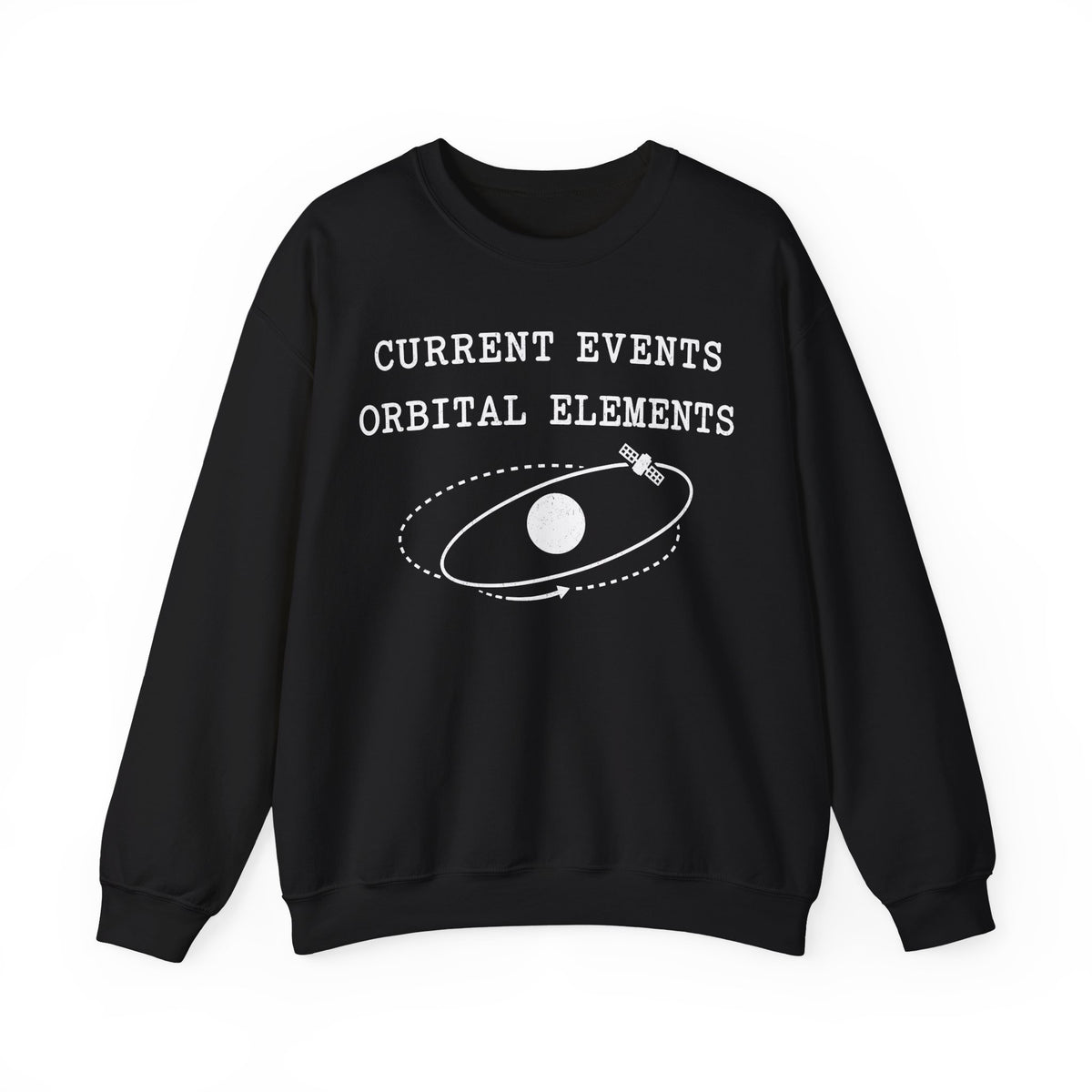 Current Events Orbital Elements Crewneck