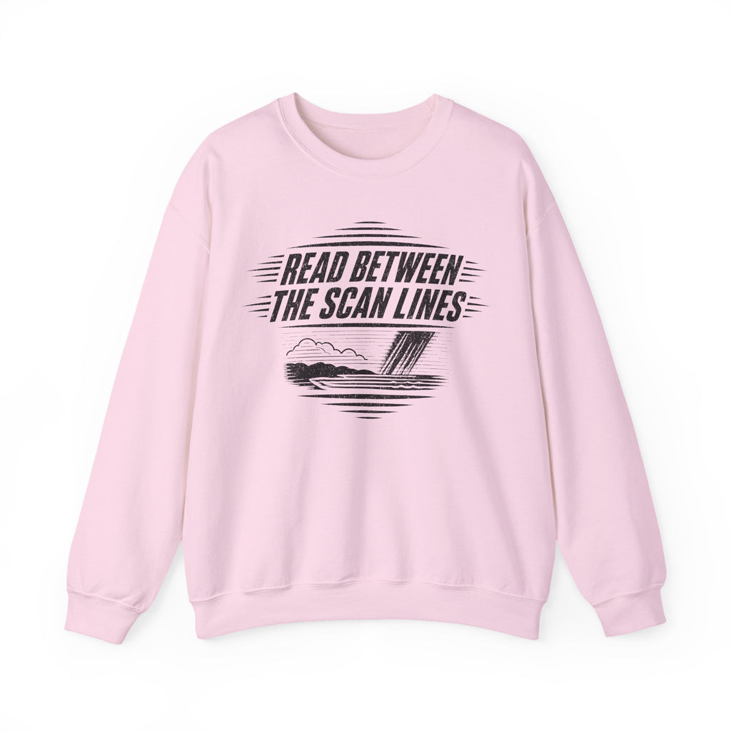 Read Between the Scan Lines Crewneck