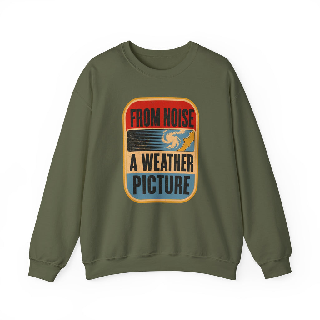 From Noise, a Weather Picture Crewneck