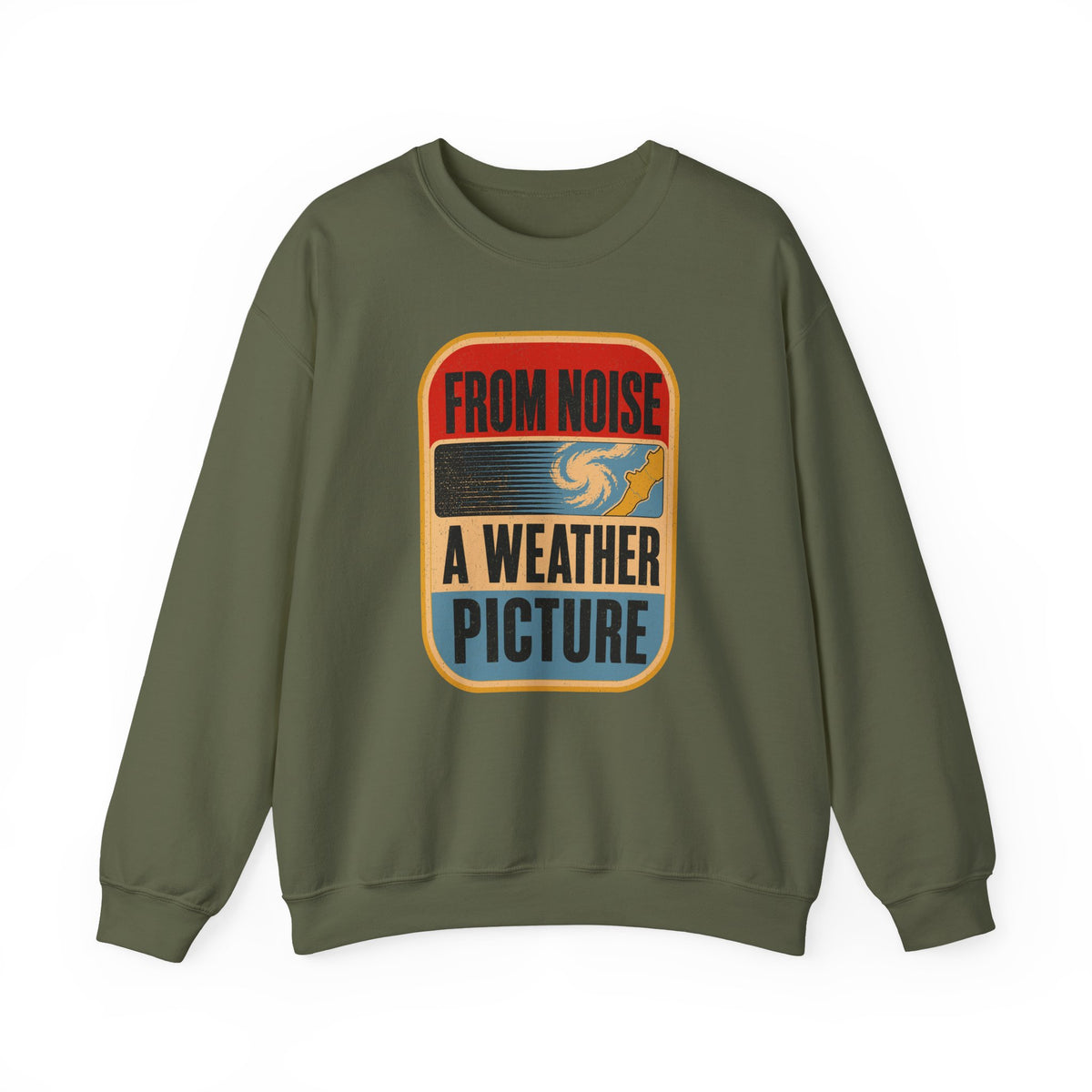 From Noise, a Weather Picture Crewneck