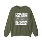 Pressure Falling Interest Rising Crewneck