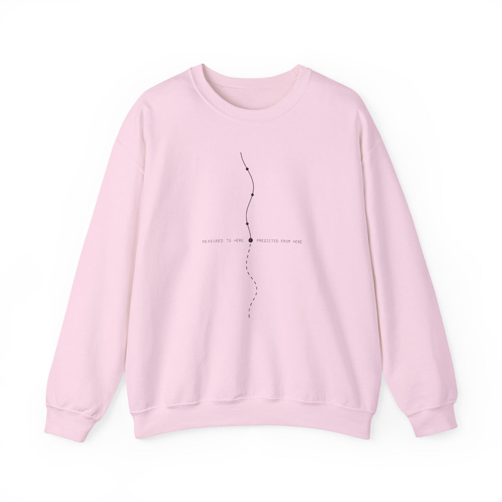 Measured to Here Predicted From Here Crewneck