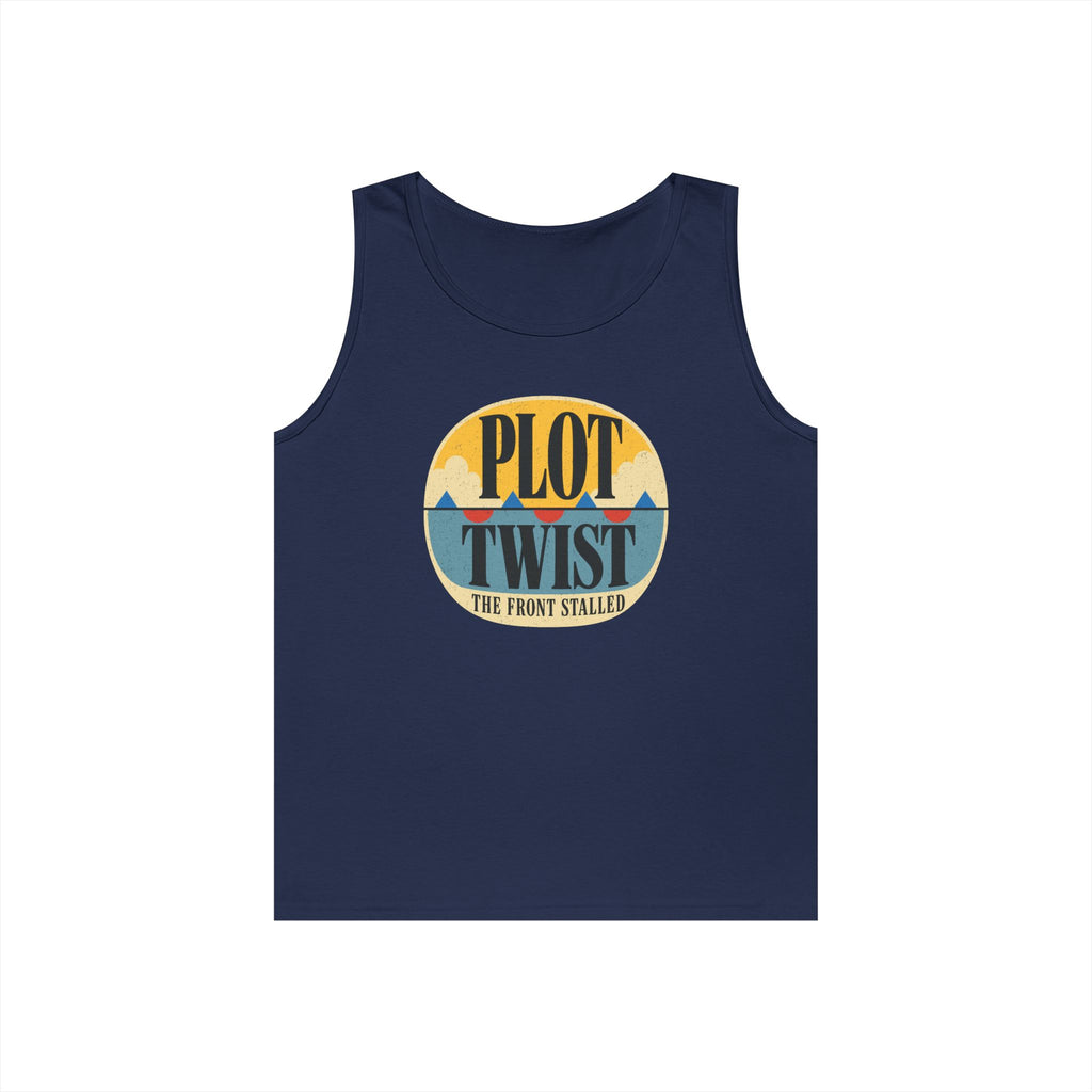Plot Twist, the Front Stalled Tank Top
