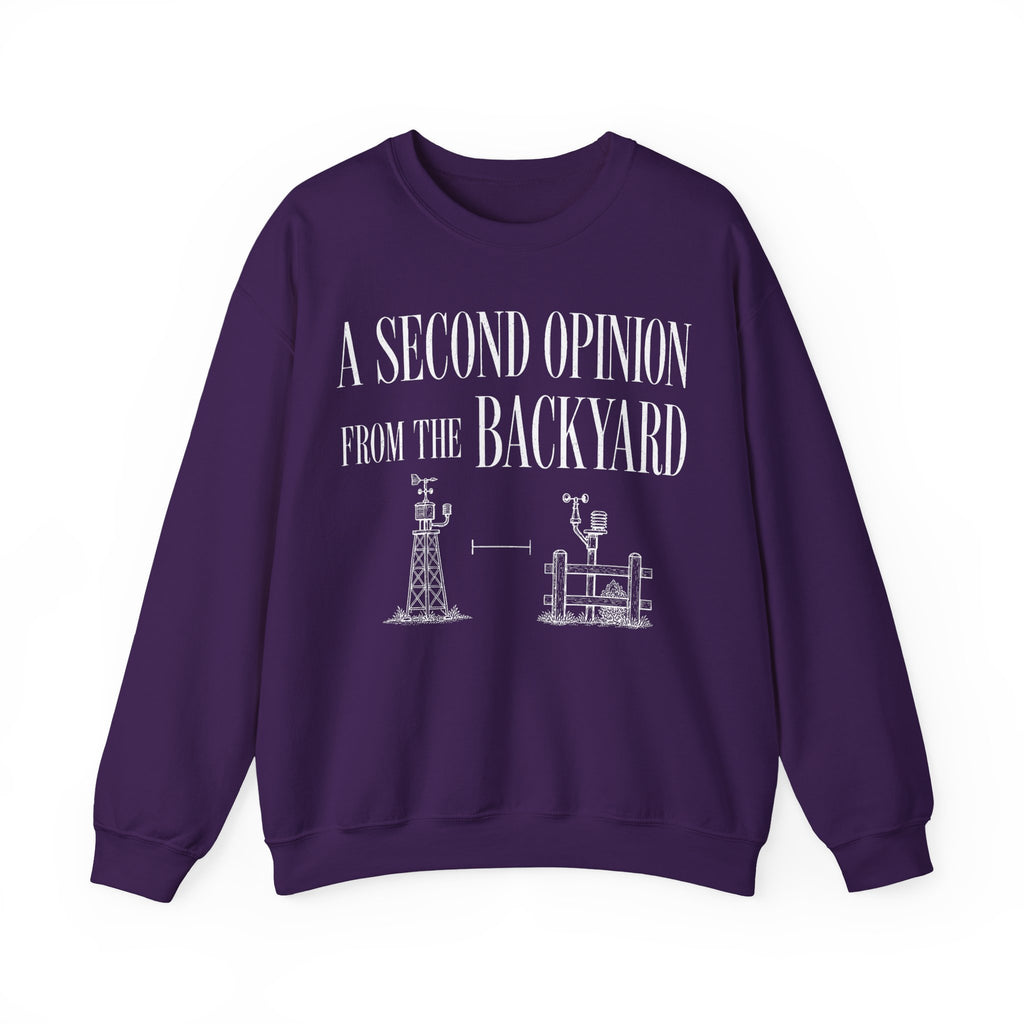 A Second Opinion From the Backyard Crewneck