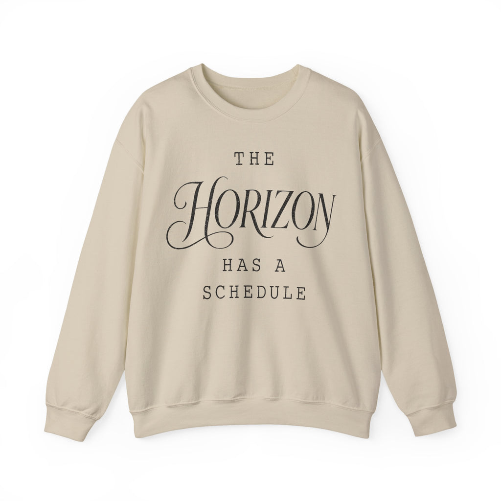 The Horizon Has a Schedule Crewneck