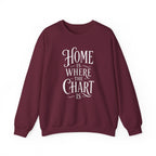 Home Is Where the Chart Is Crewneck