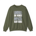 Landfall: One Moment Impacts: Many Hours Crewneck