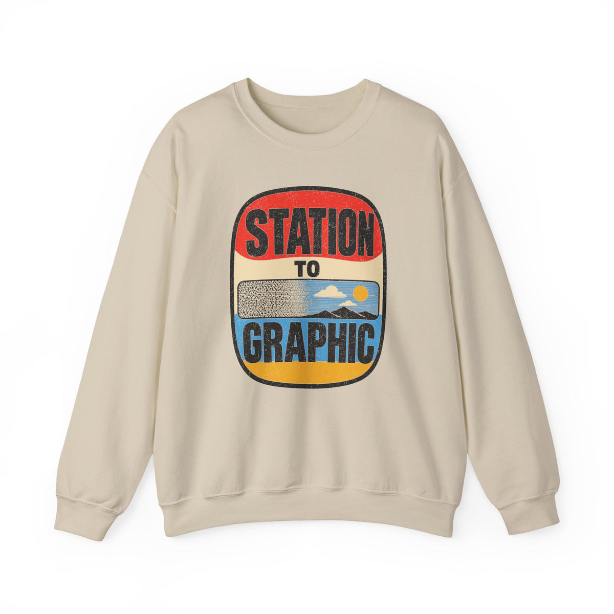 Station to Graphic Crewneck