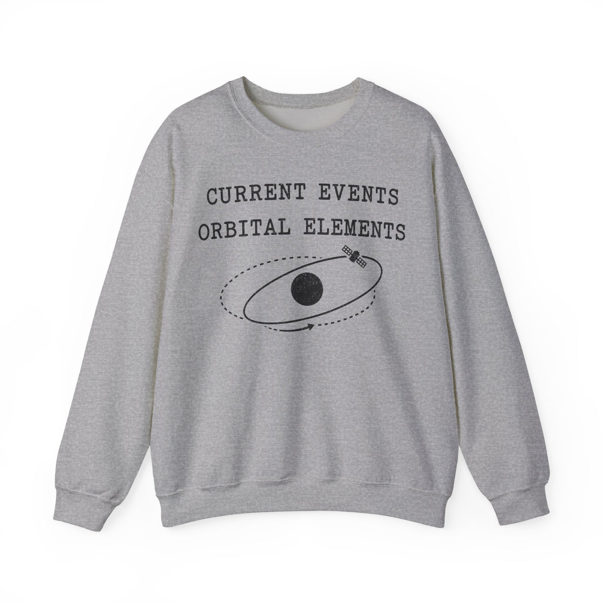 Current Events Orbital Elements Crewneck