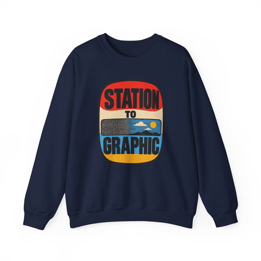 Station to Graphic Crewneck