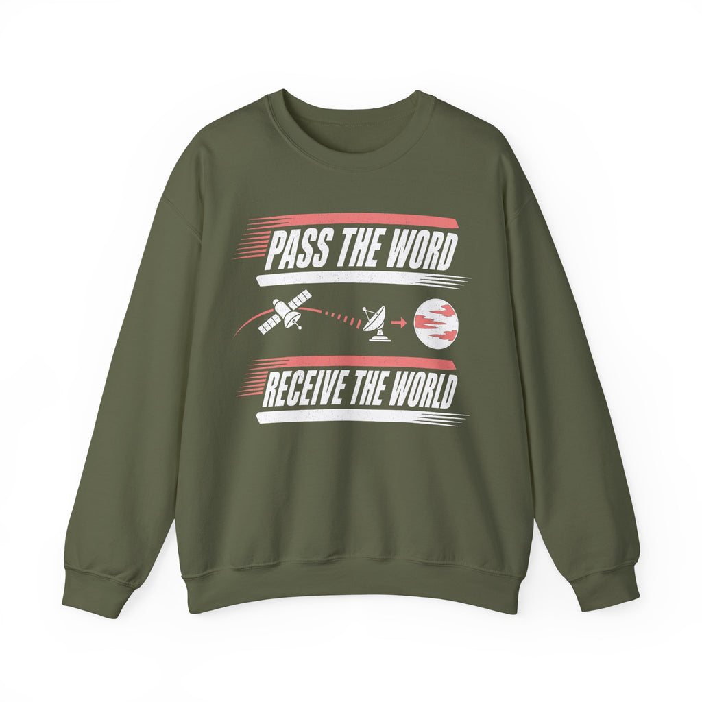 Pass the Word Receive the World Crewneck
