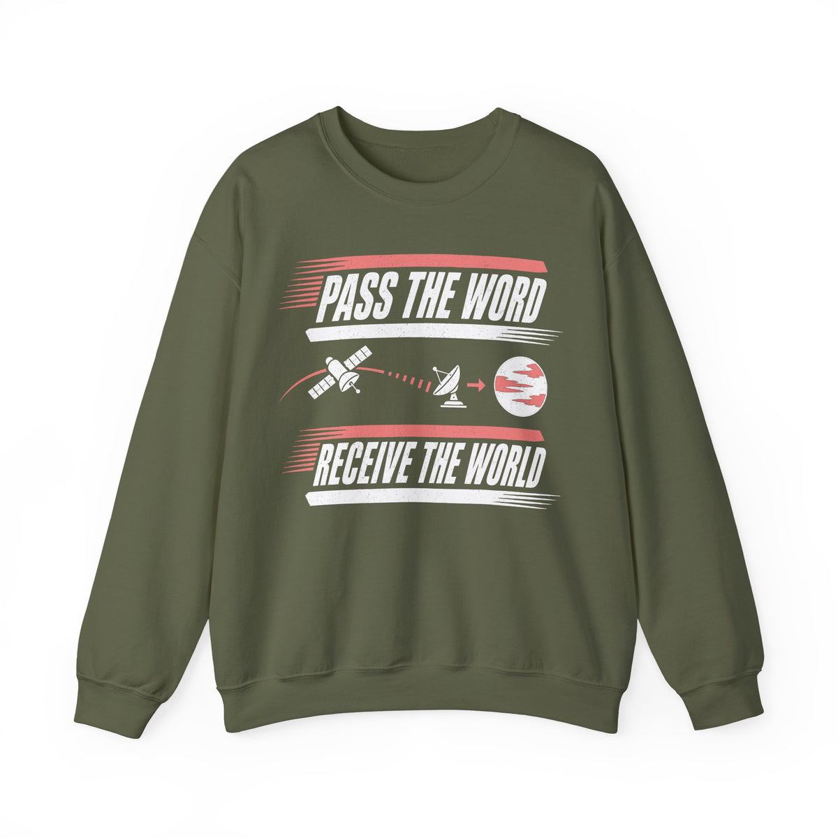 Pass the Word Receive the World Crewneck