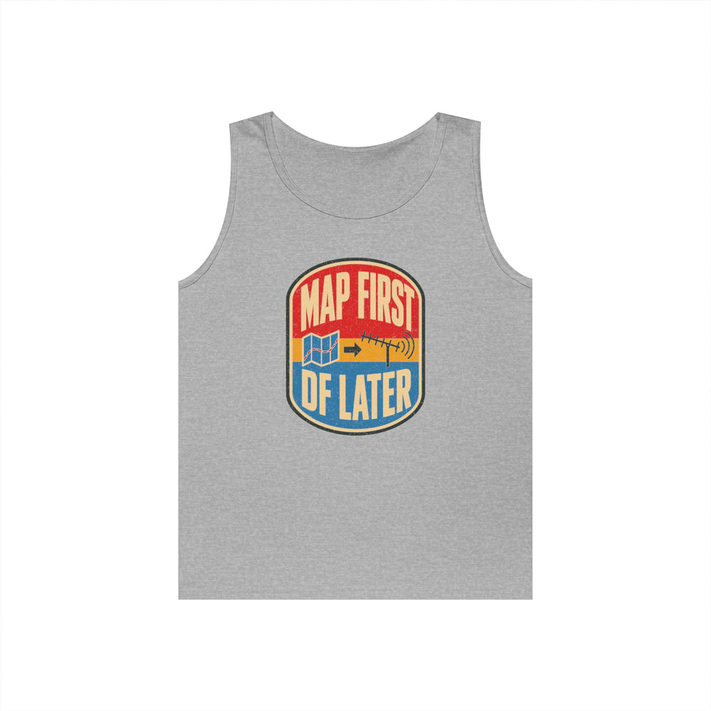 Map First RF Later Tank Top