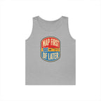 Map First RF Later Tank Top
