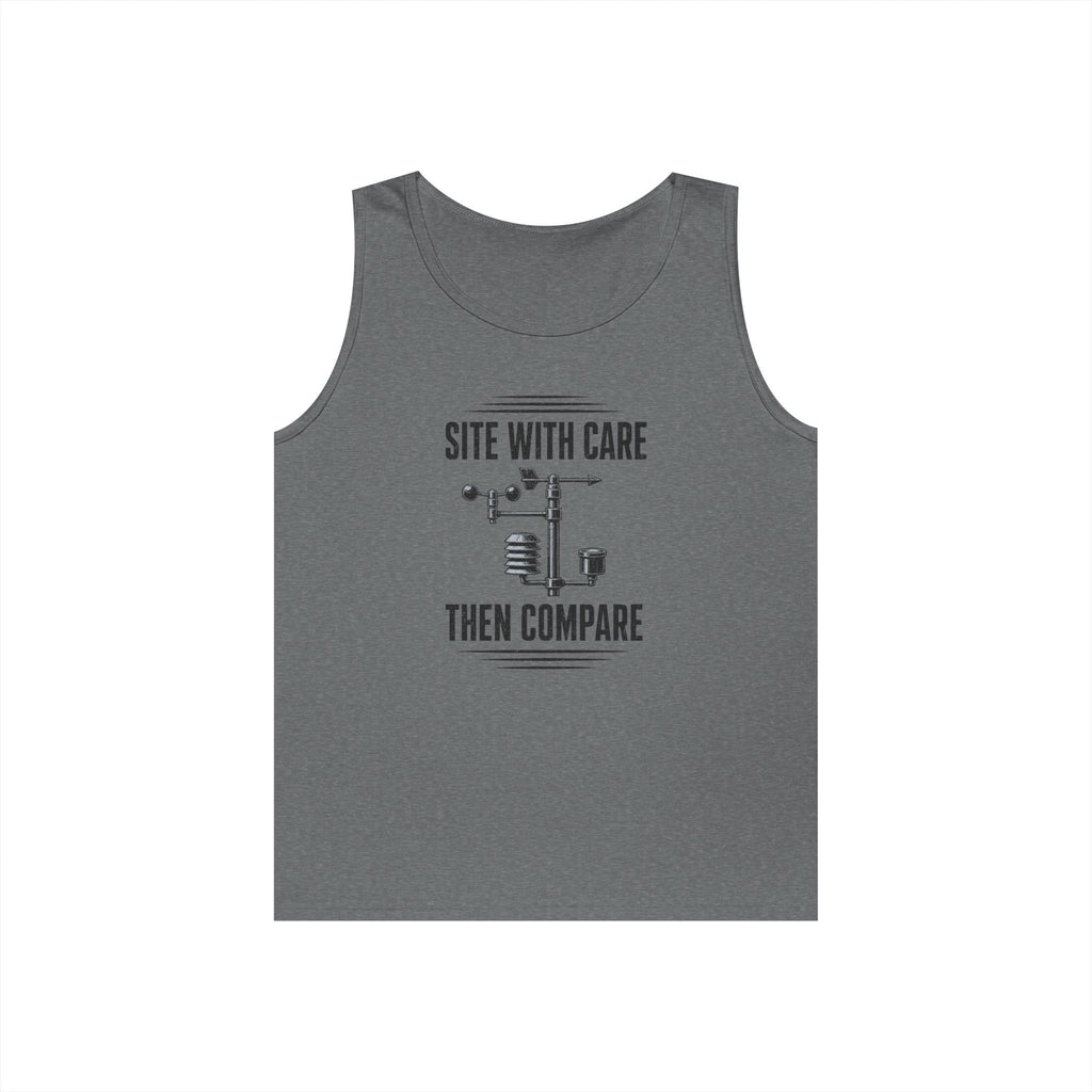 Site with Care Then Compare Tank Top