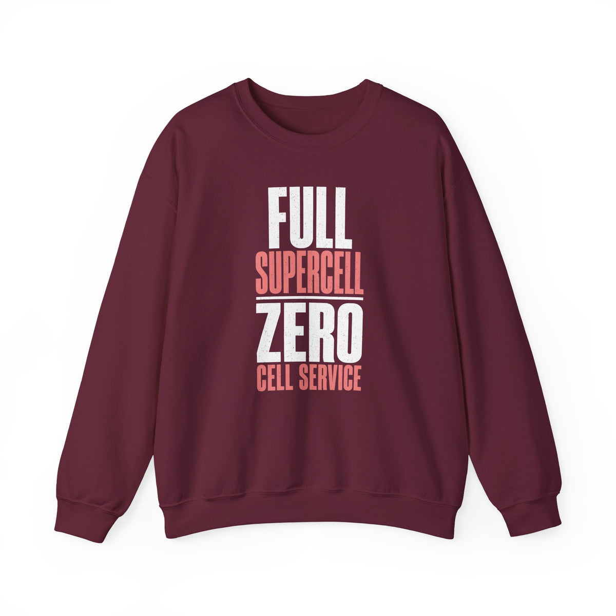 Full Supercell, Zero Cell Service Crewneck