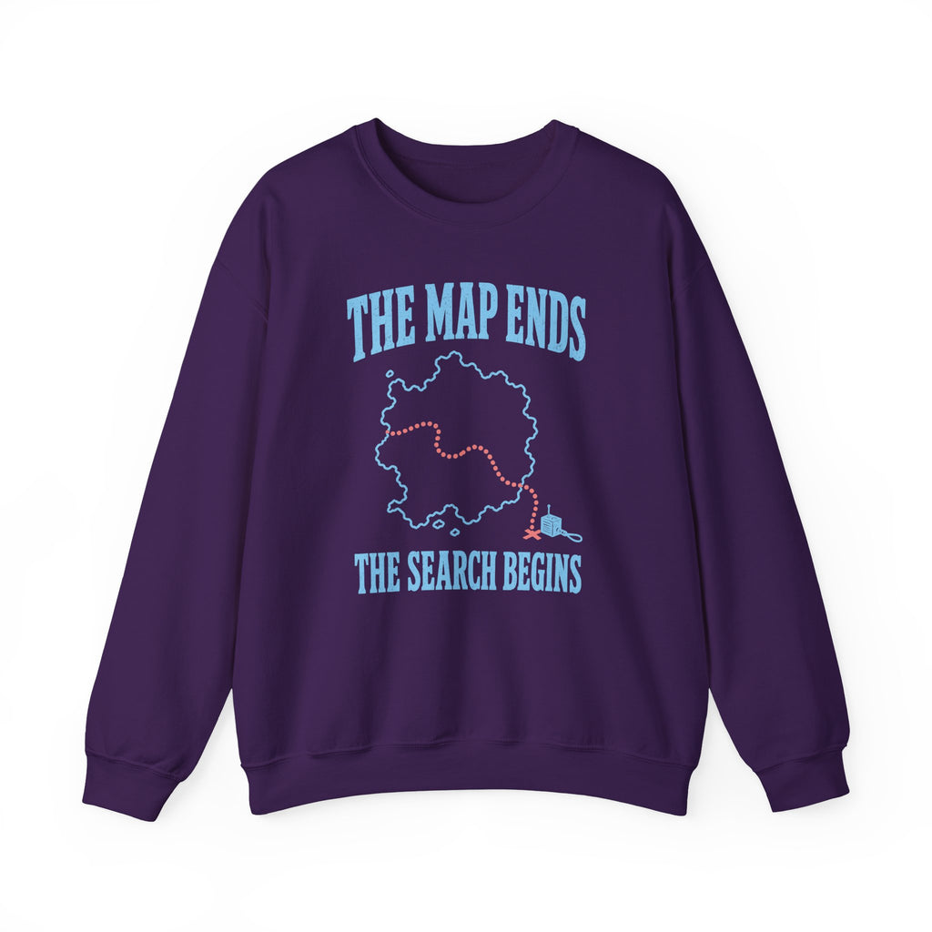 The Map Ends the Search Begins Crewneck