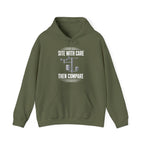Site with Care Then Compare Hoodie