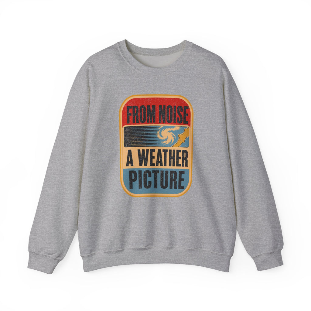 From Noise, a Weather Picture Crewneck