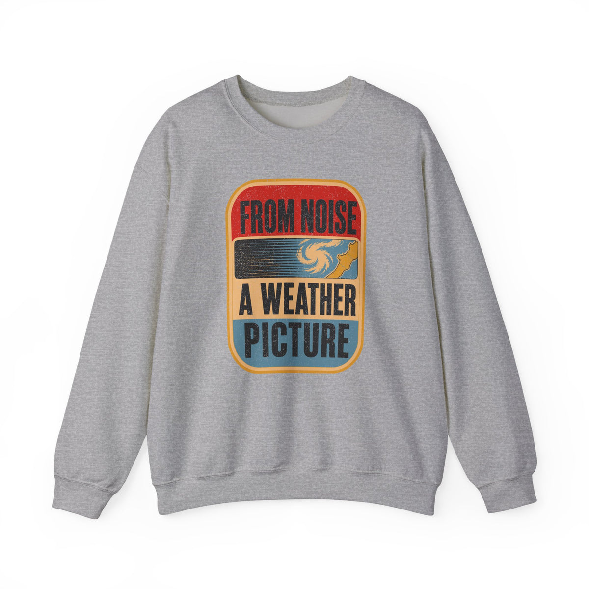 From Noise, a Weather Picture Crewneck