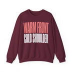 Warm Front Cold Shoulder Crewneck