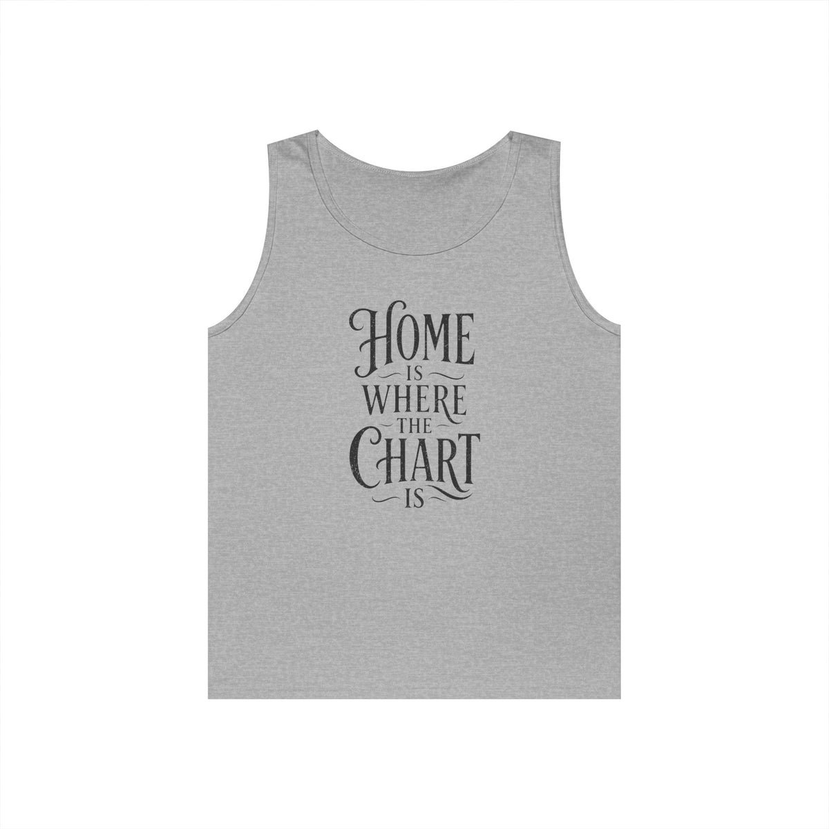 Home Is Where the Chart Is Tank Top