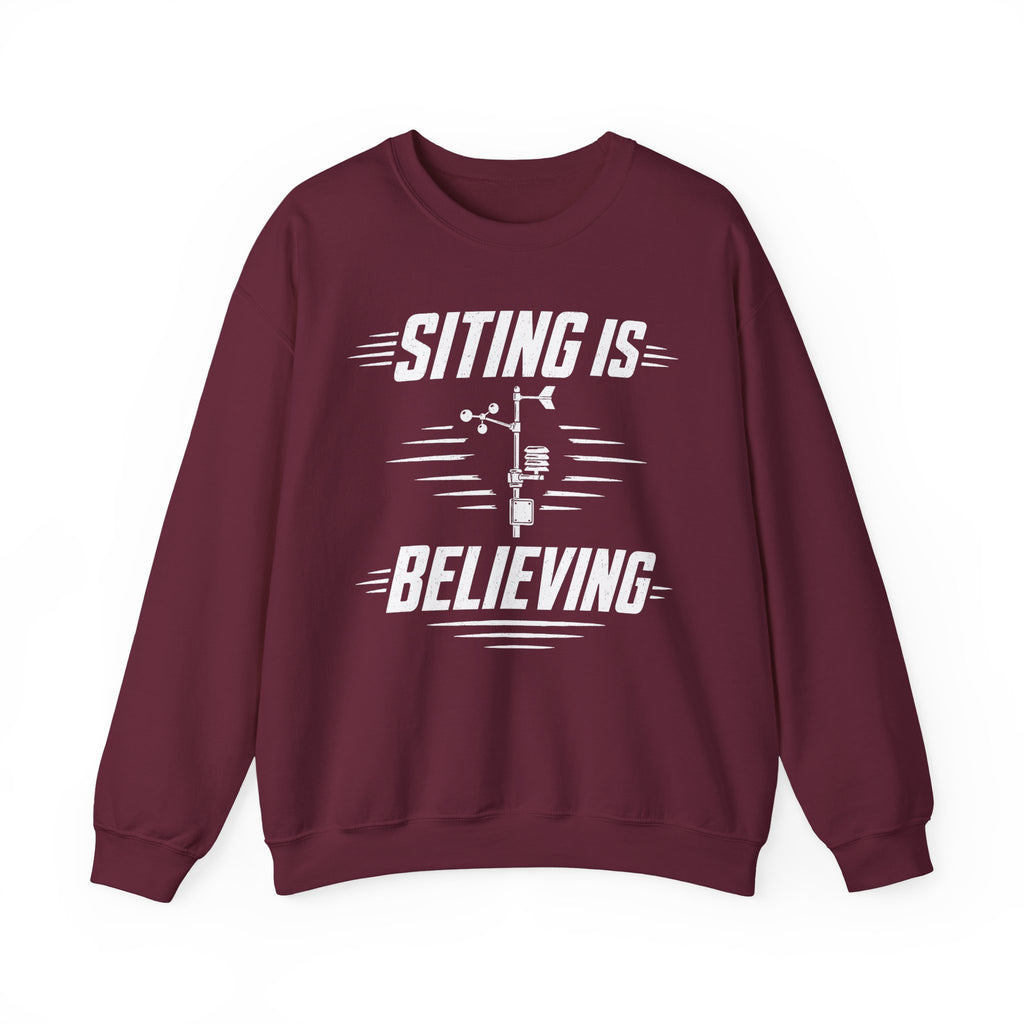 Siting Is Believing Crewneck