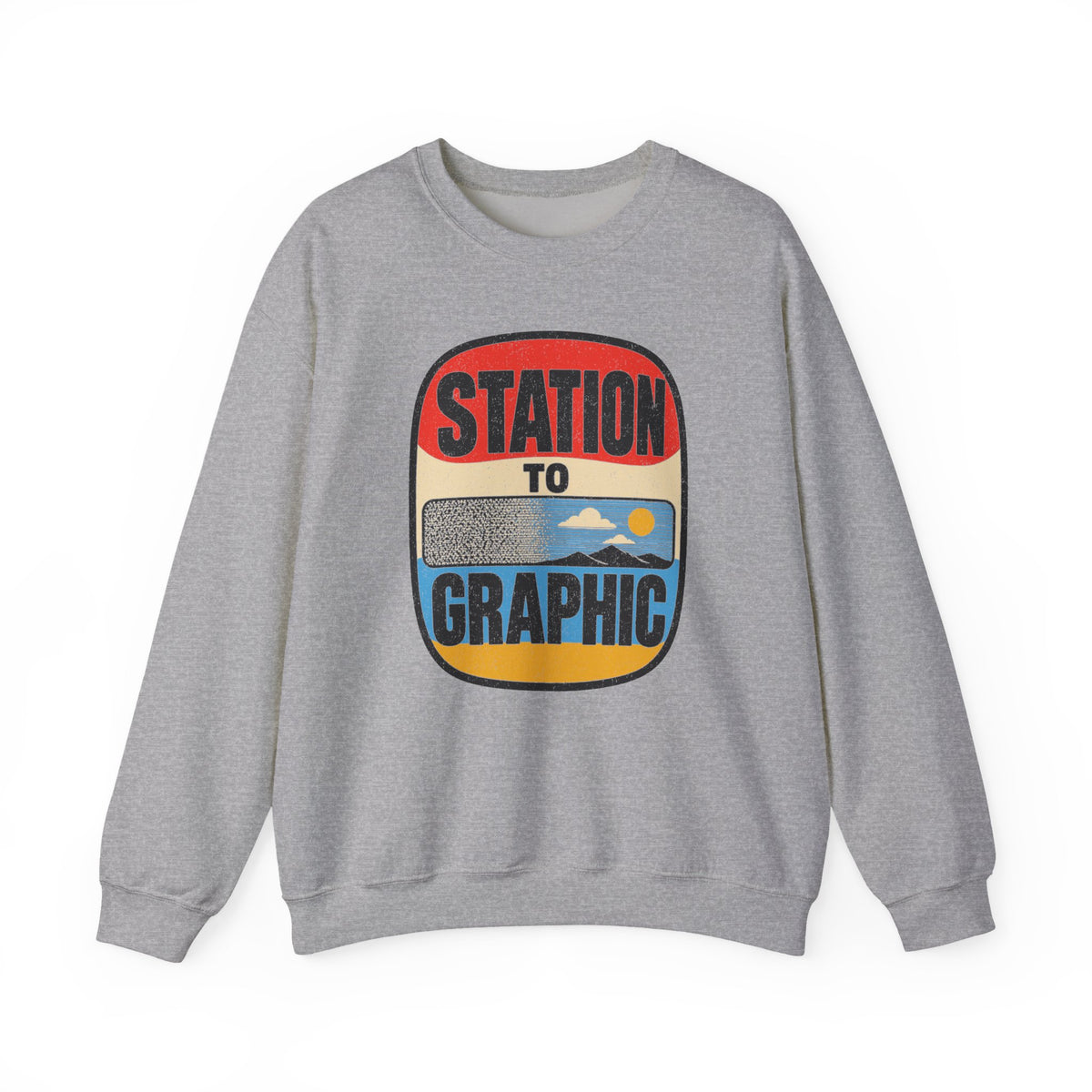 Station to Graphic Crewneck