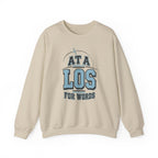 At a LOS for Words Crewneck