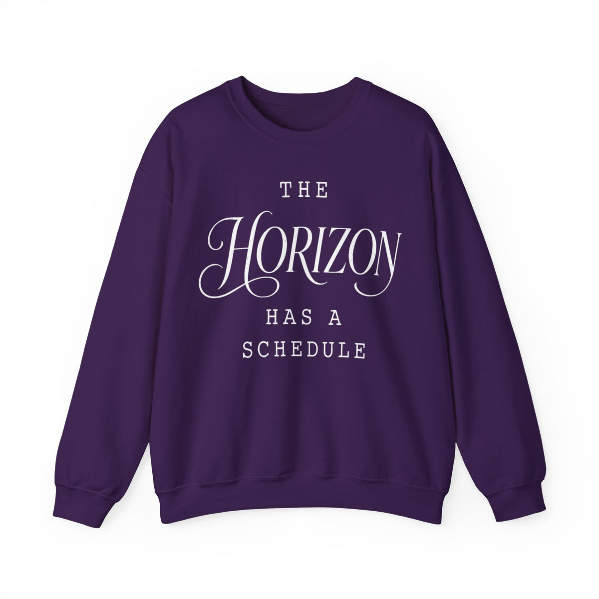 The Horizon Has a Schedule Crewneck