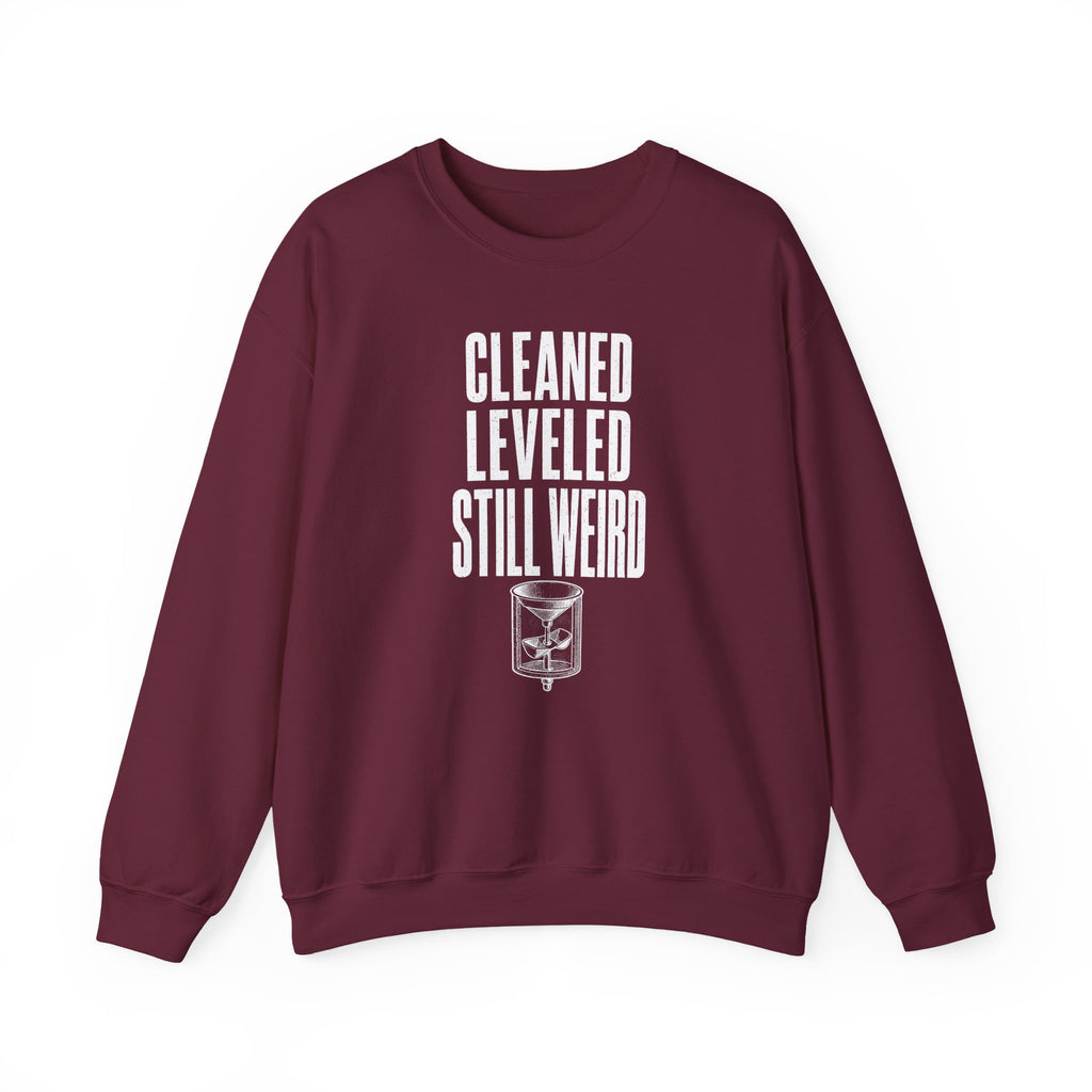 Cleaned Leveled Still Weird Crewneck