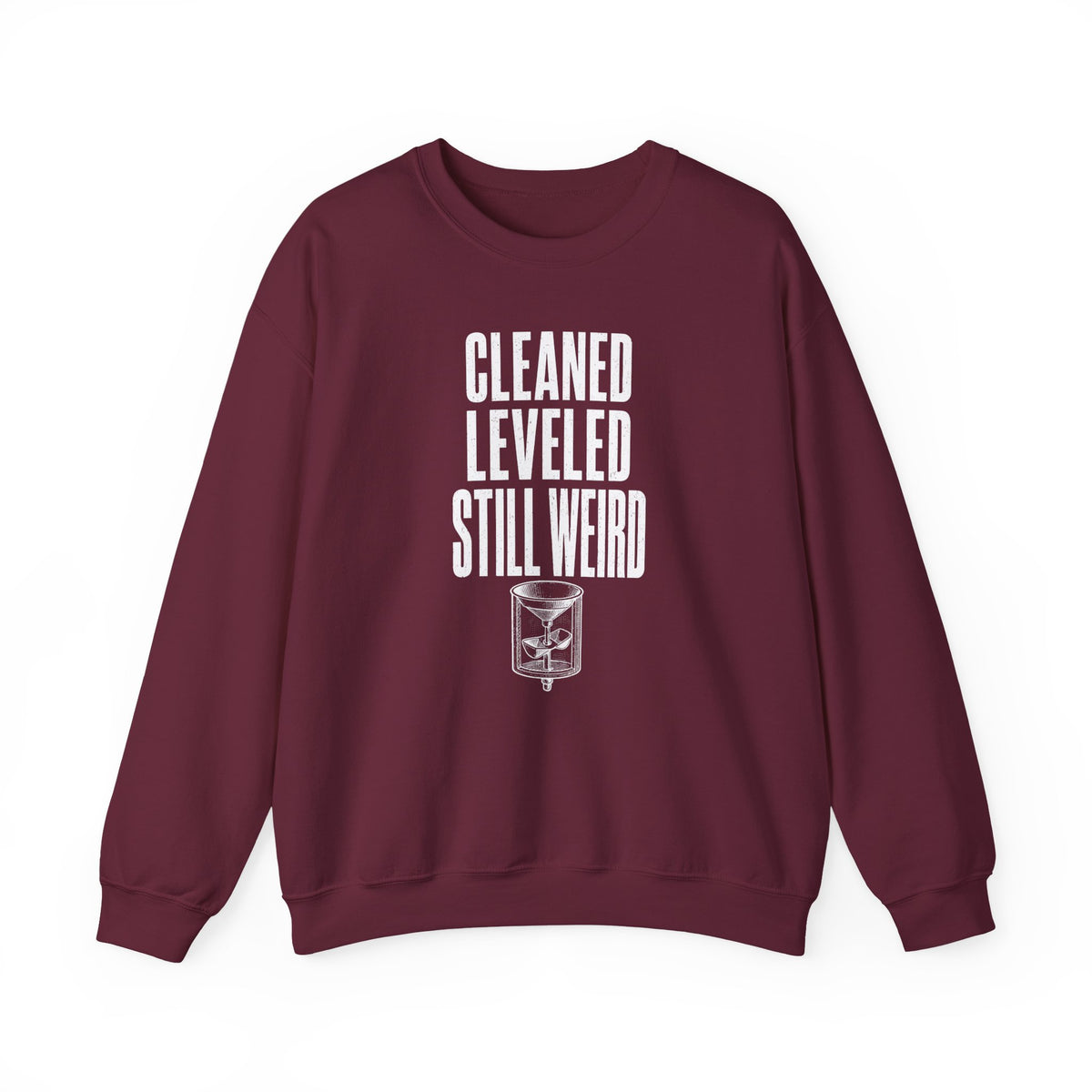Cleaned Leveled Still Weird Crewneck